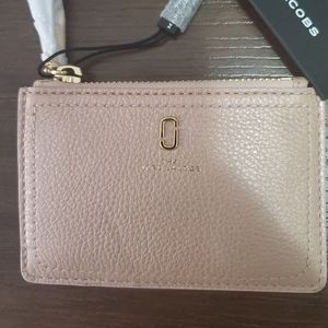 Marc Jacobs- Metallic Pink Softshot Wallet